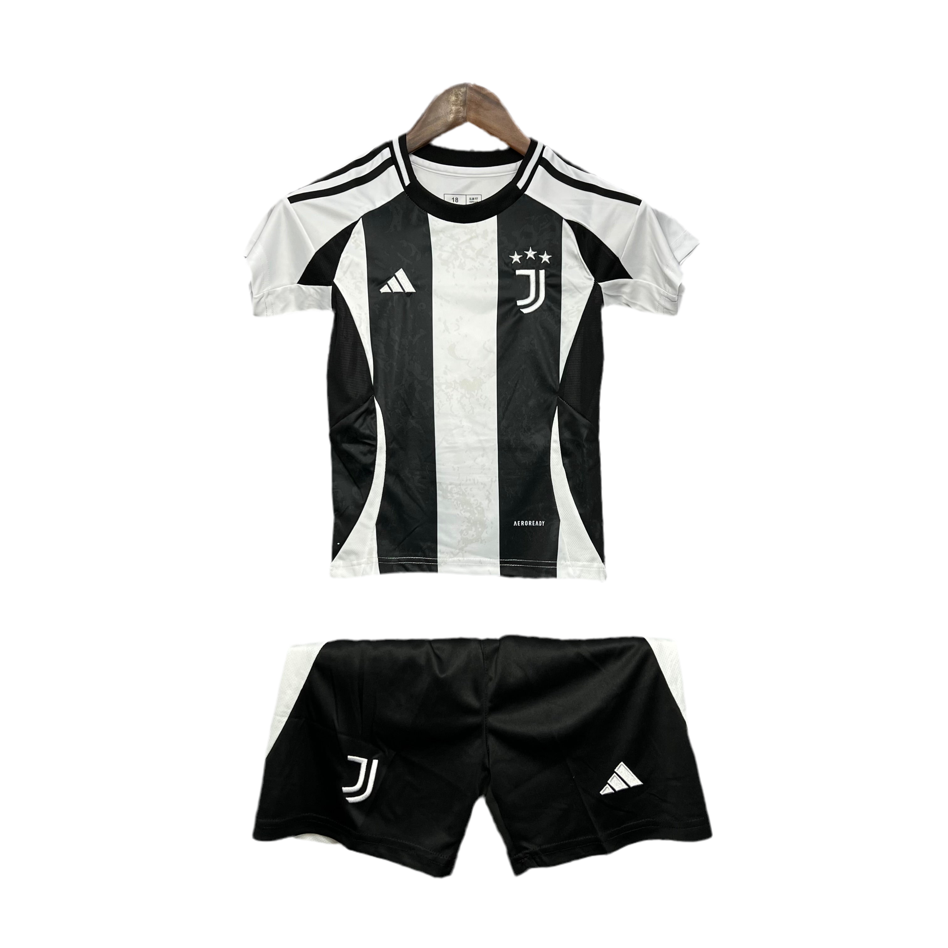 Kit infantil Juventus I 24/25 - Branco