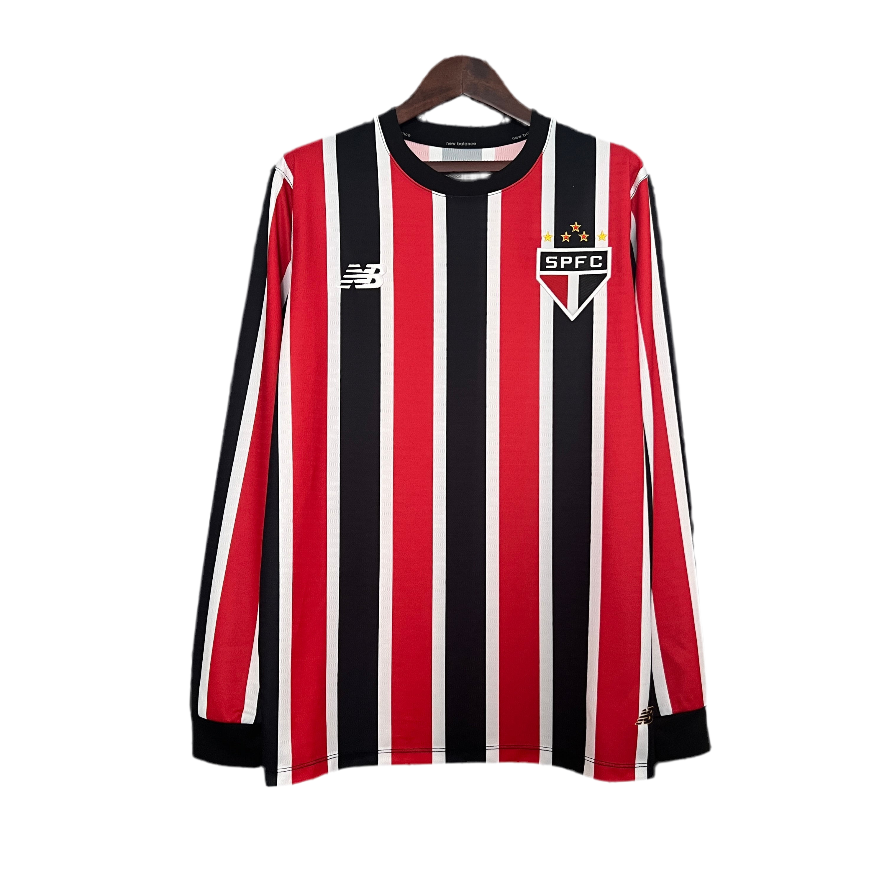 Camisa Manga Longa São Paulo II 24/25 - Vermelho e Preto