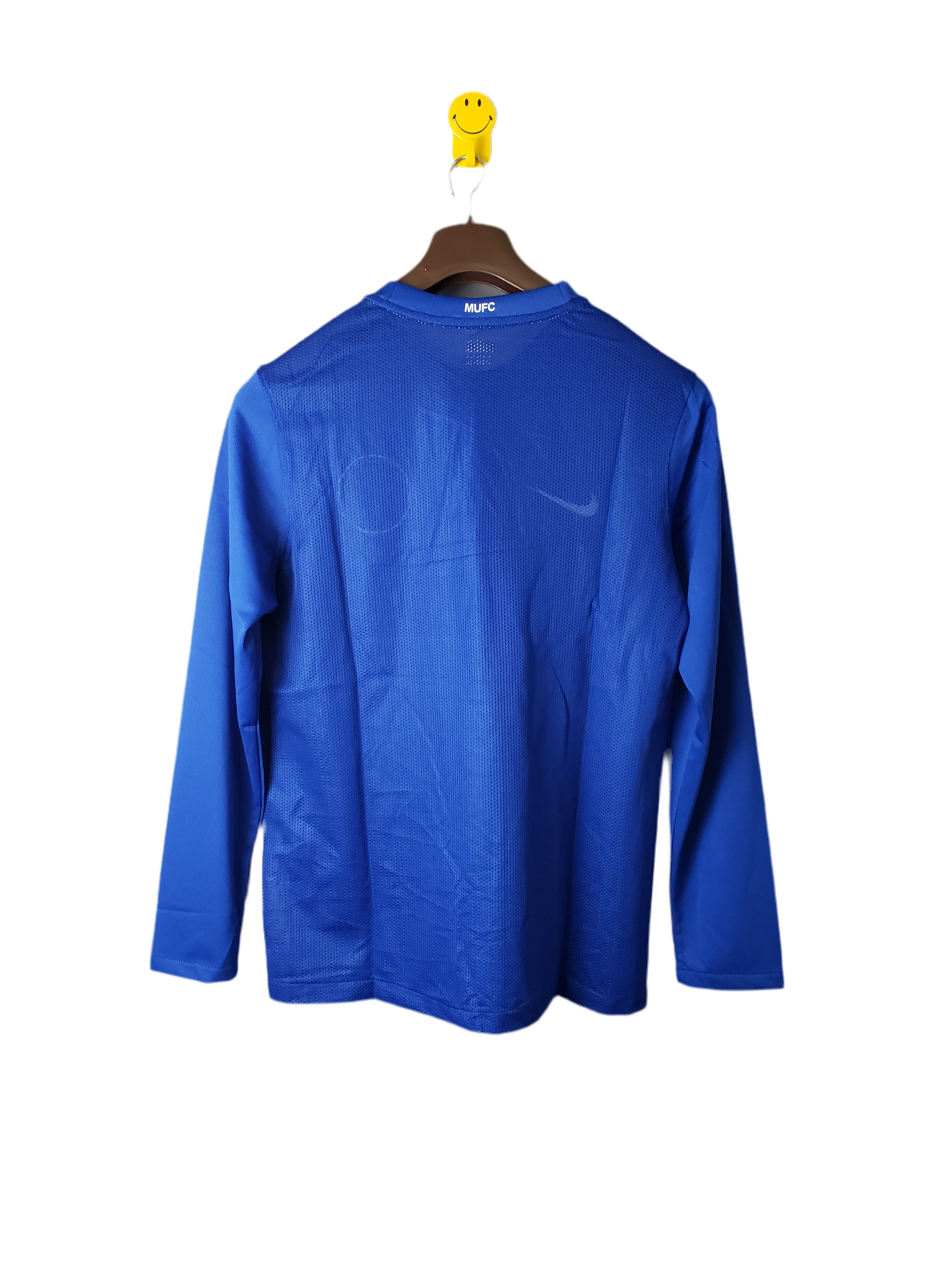 Camisa Manga Longa Manchester United 07/08 Azul