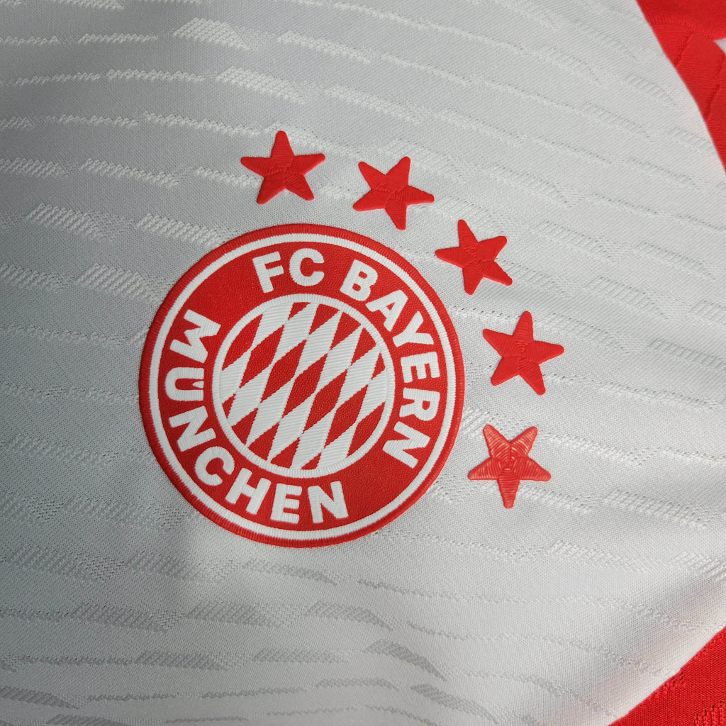 Camisa Bayern de Munique I 23/24 - Branca - Jogador