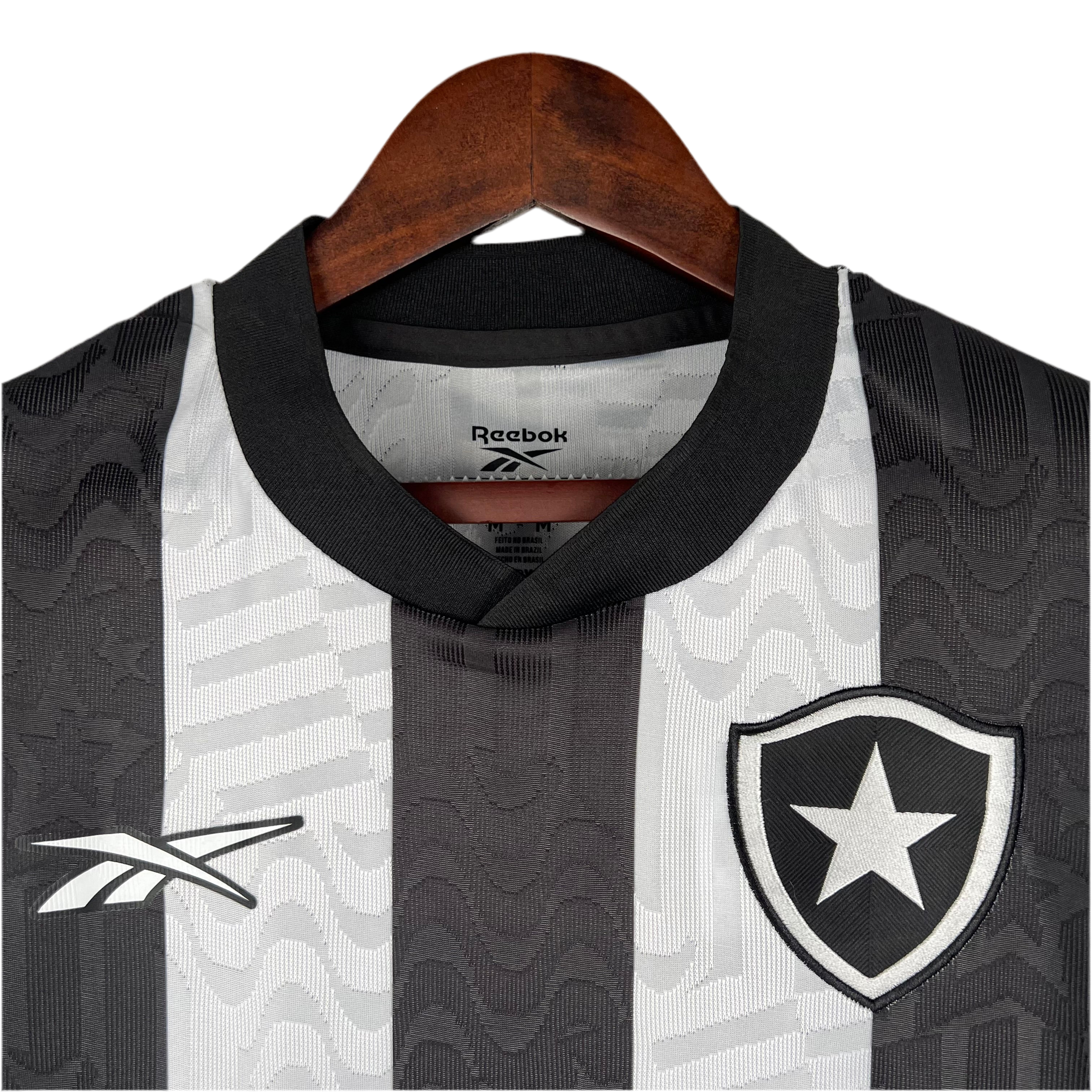 Camisa Botafogo I 23/24- Branco e Preto