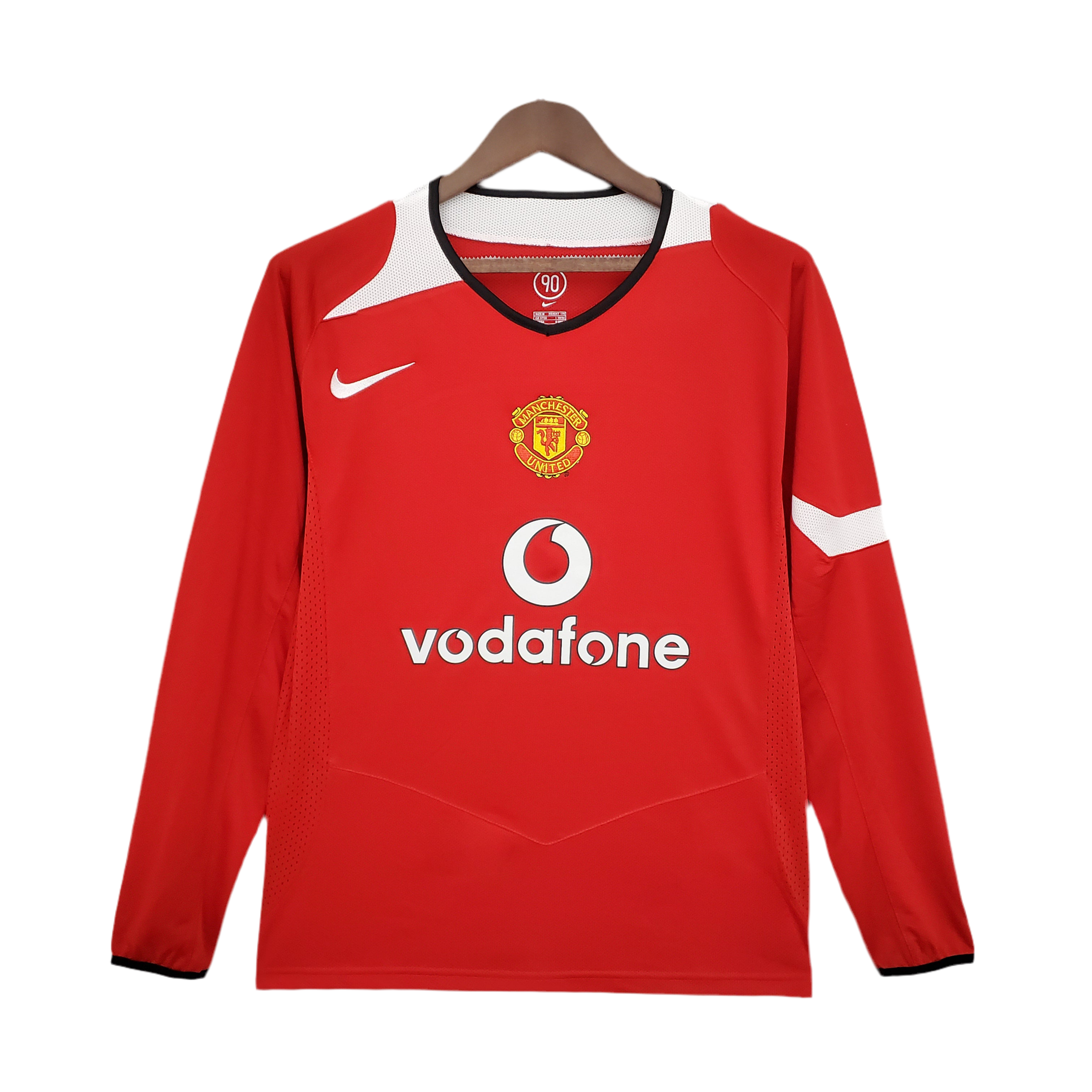 Camisa Manga Longa Manchester United 04/06 Vermelho