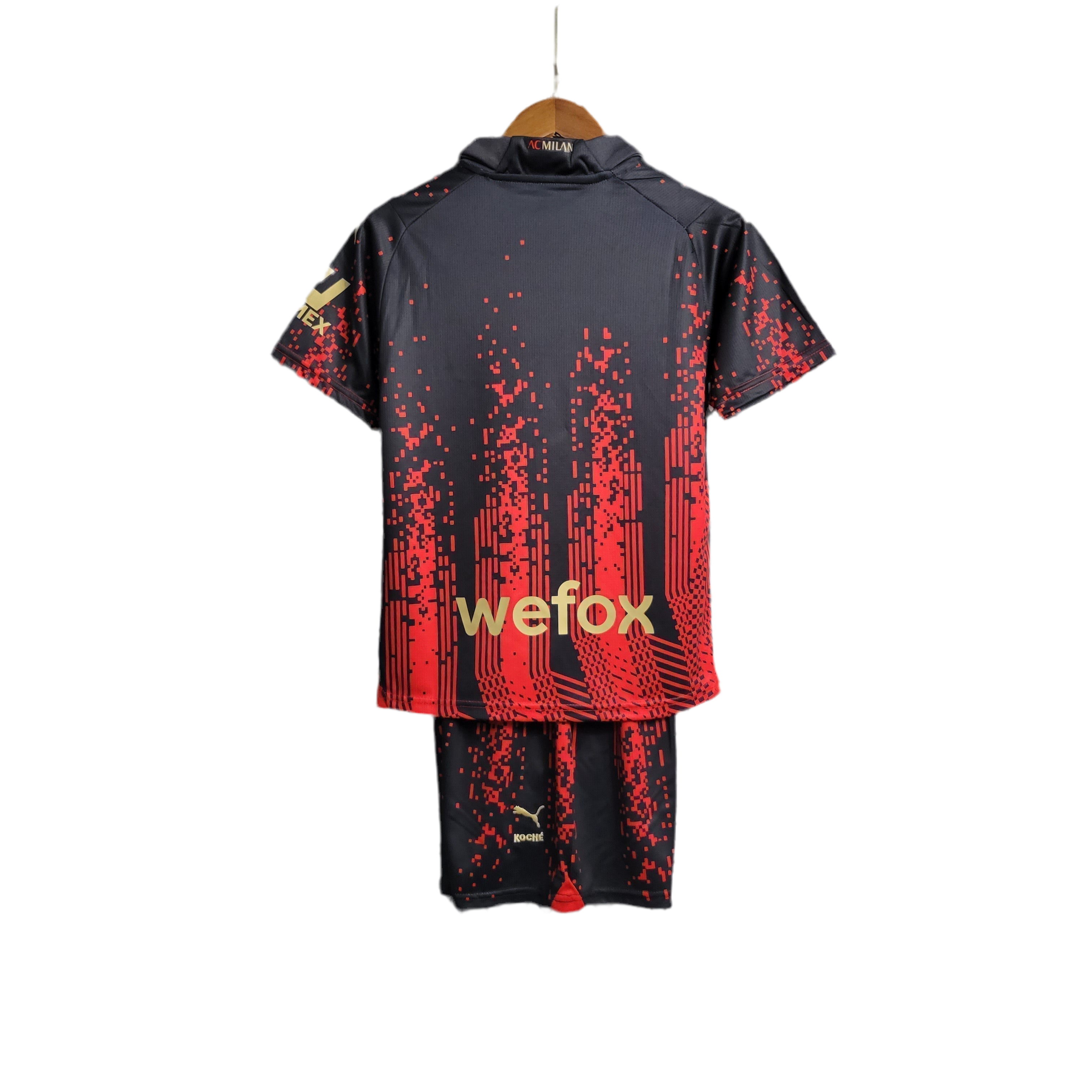 Kit infantil Milan I 23/24 Vermelho