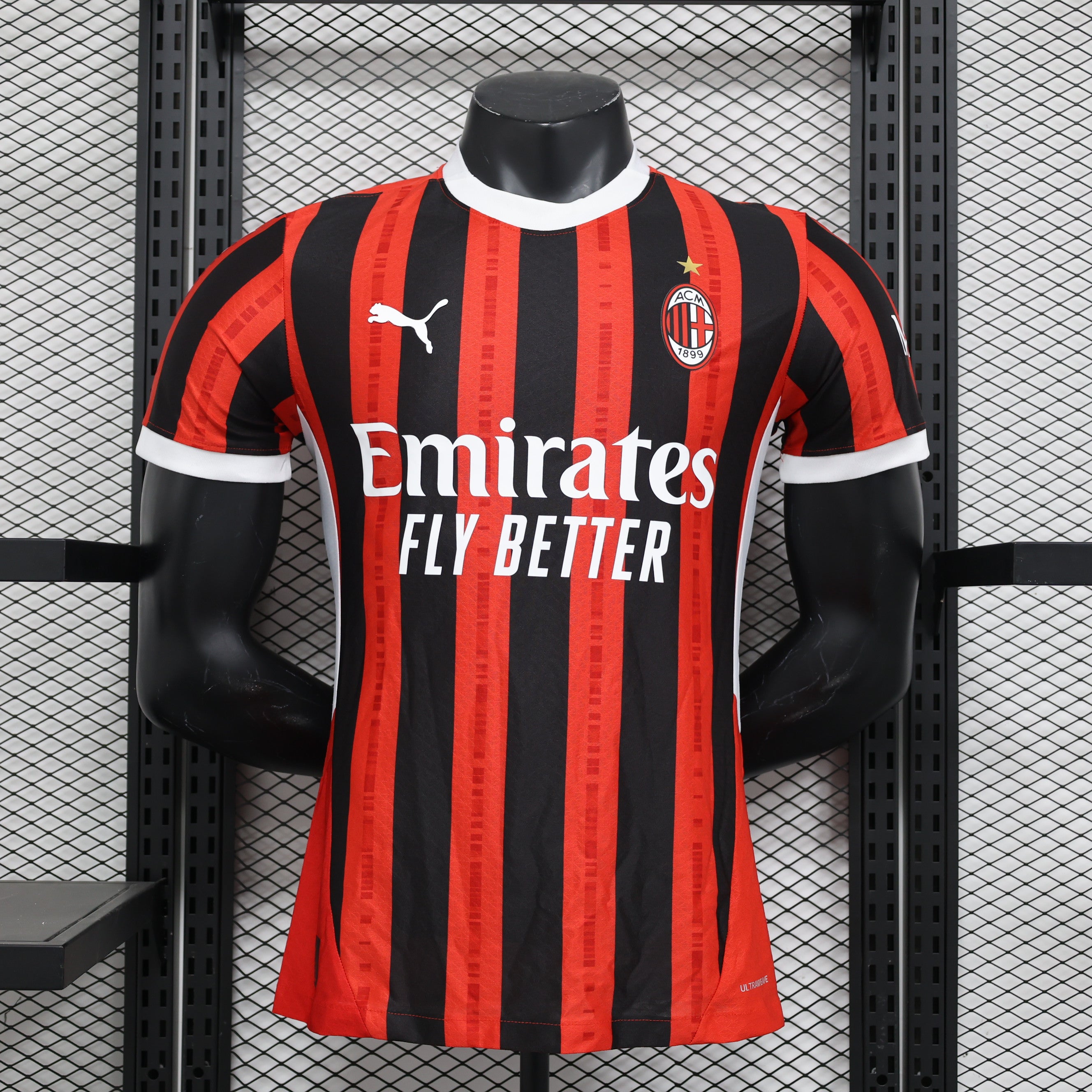 Camisa Milan I 24/25 Vermelha - Jogador