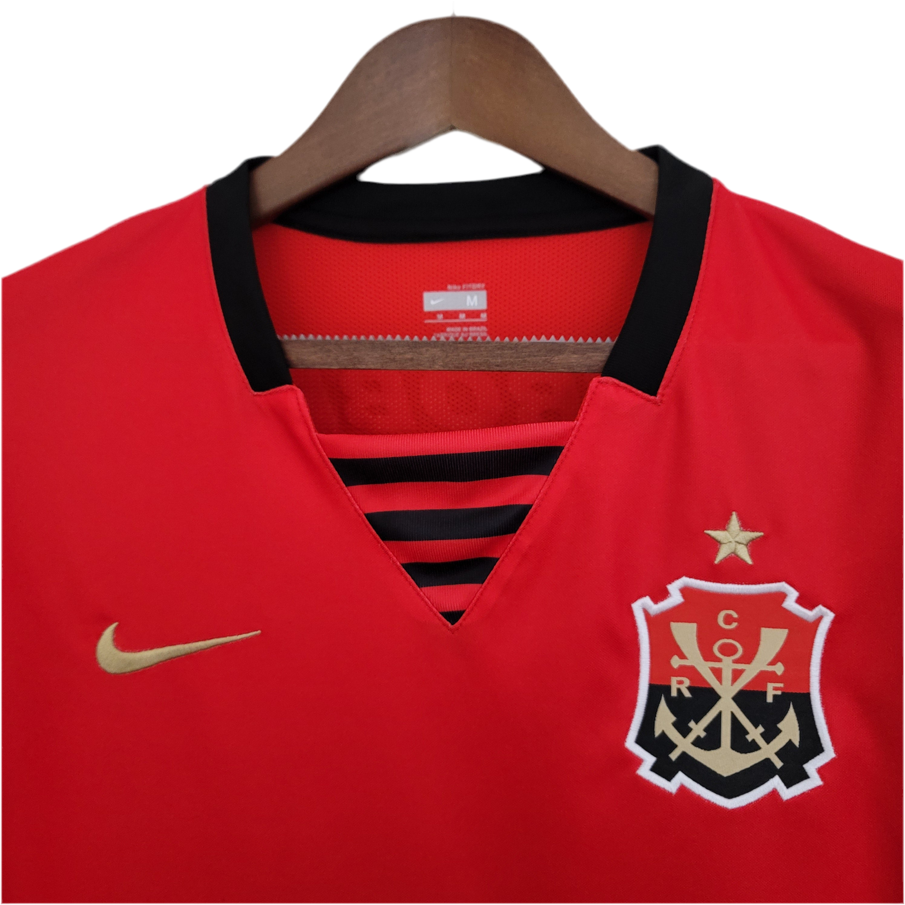 Camisa Flamengo Retrô 2007/2008 - Vermelha e Preta