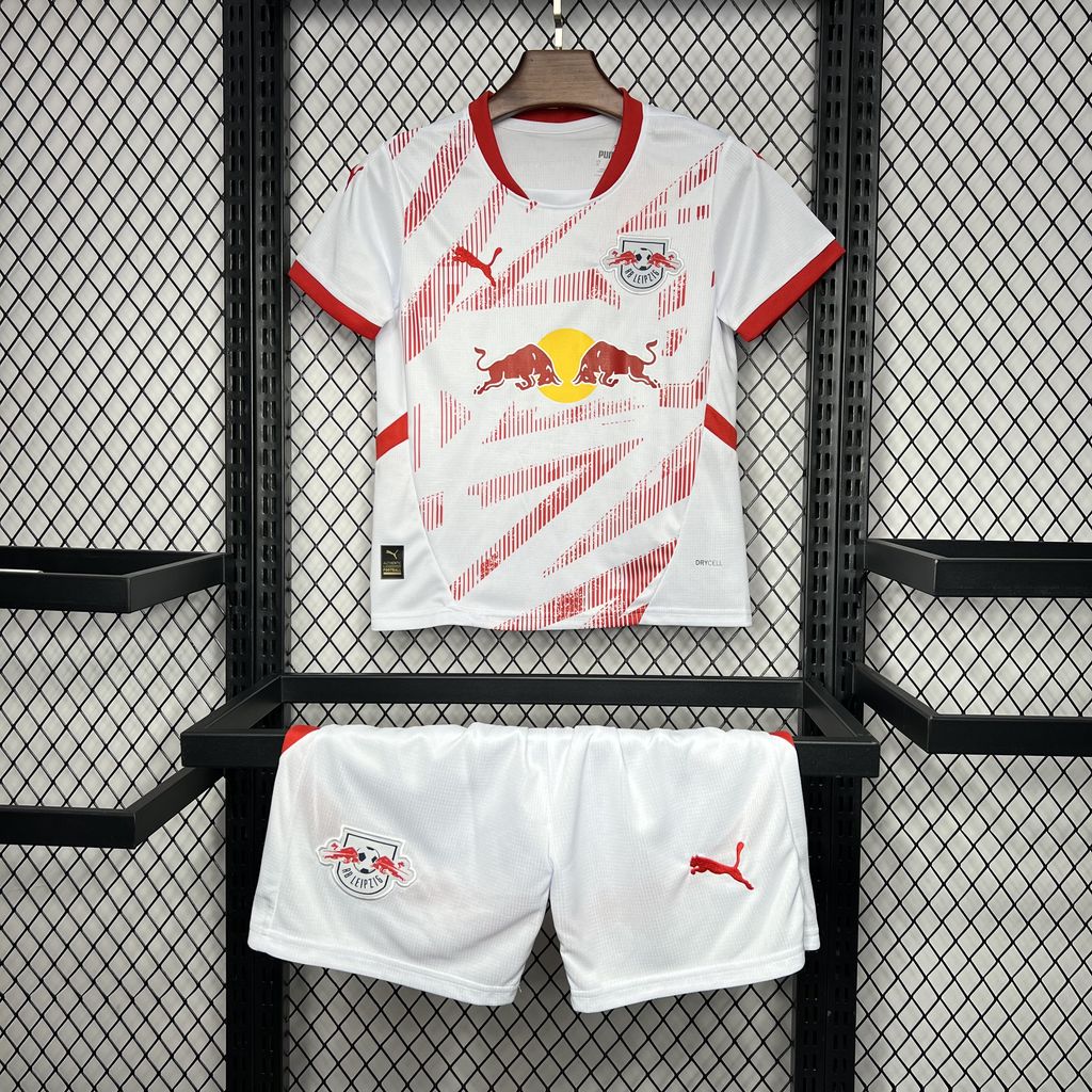 Kit infantil RB Leipzig I 24/25 - Branco