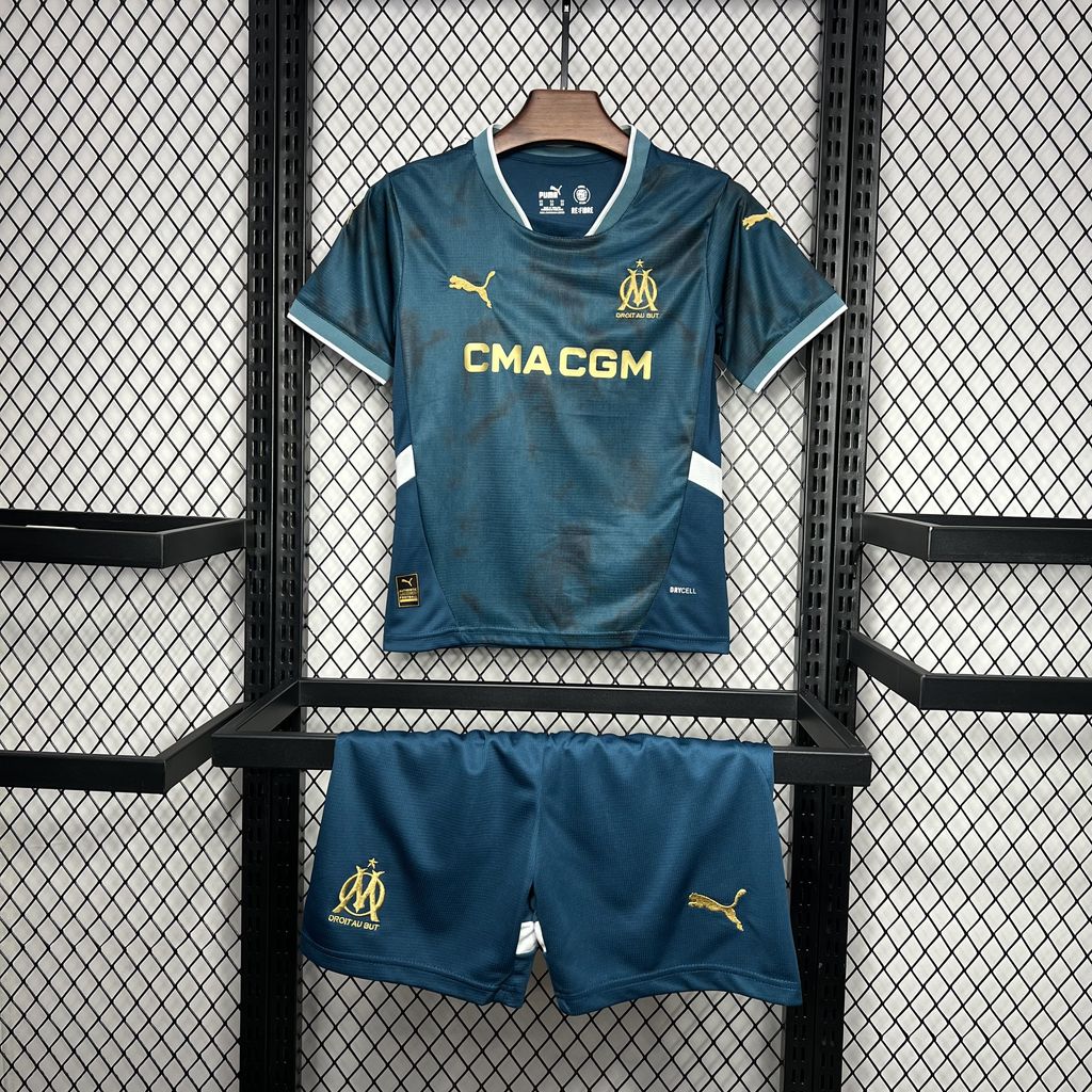 Kit infantil Olympique Marseille II 24/25 - Azul