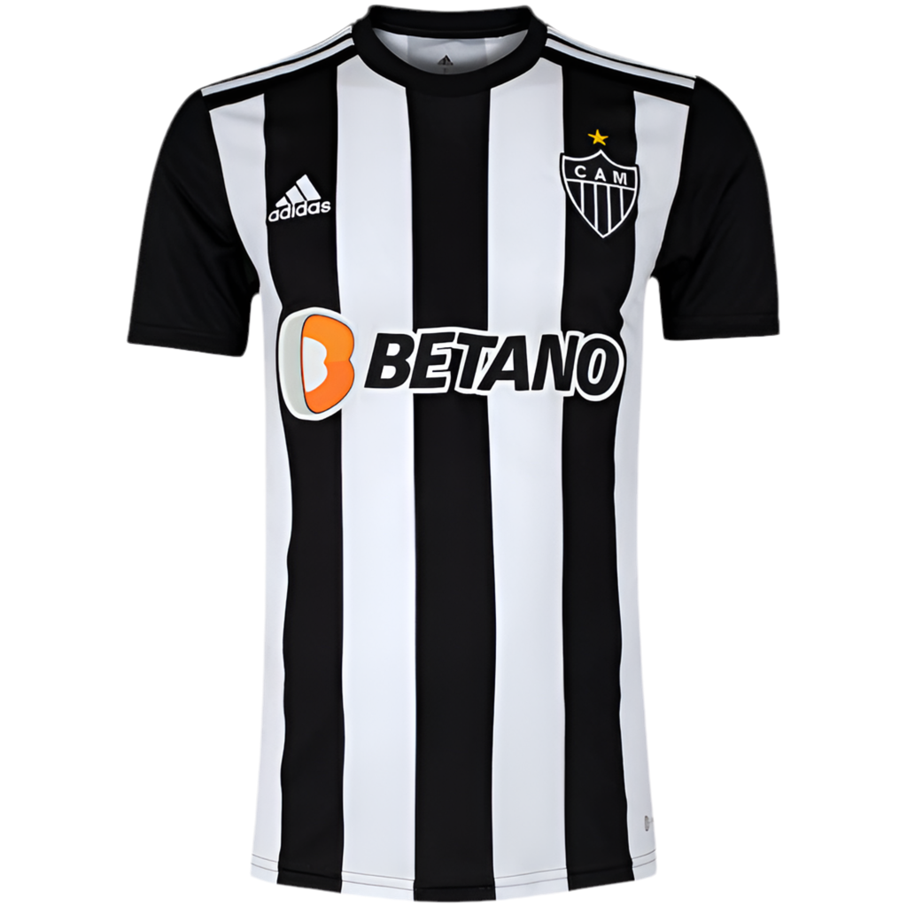 Camisa Atlético Mineiro I 22/23 Preto e Branca