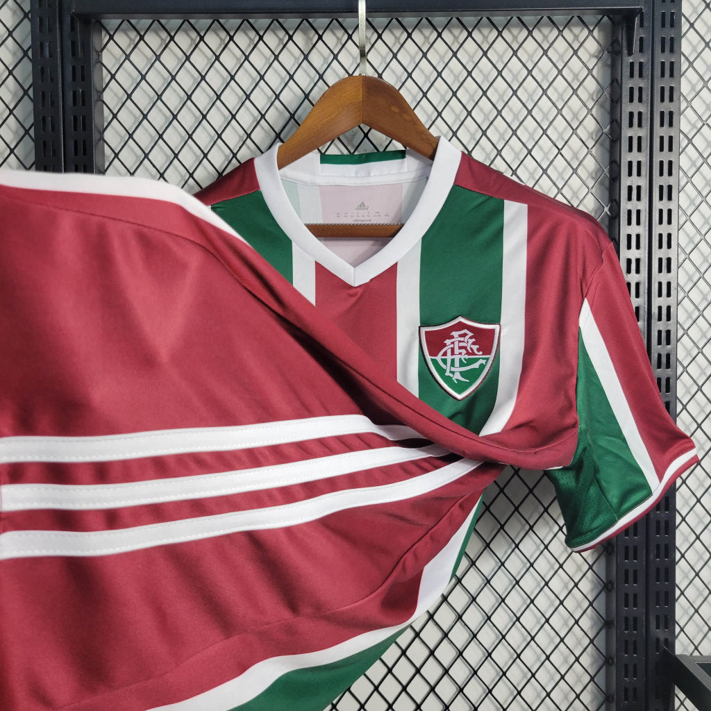 Camisa Fluminense Retrô 16/17 Vermelha e Verde