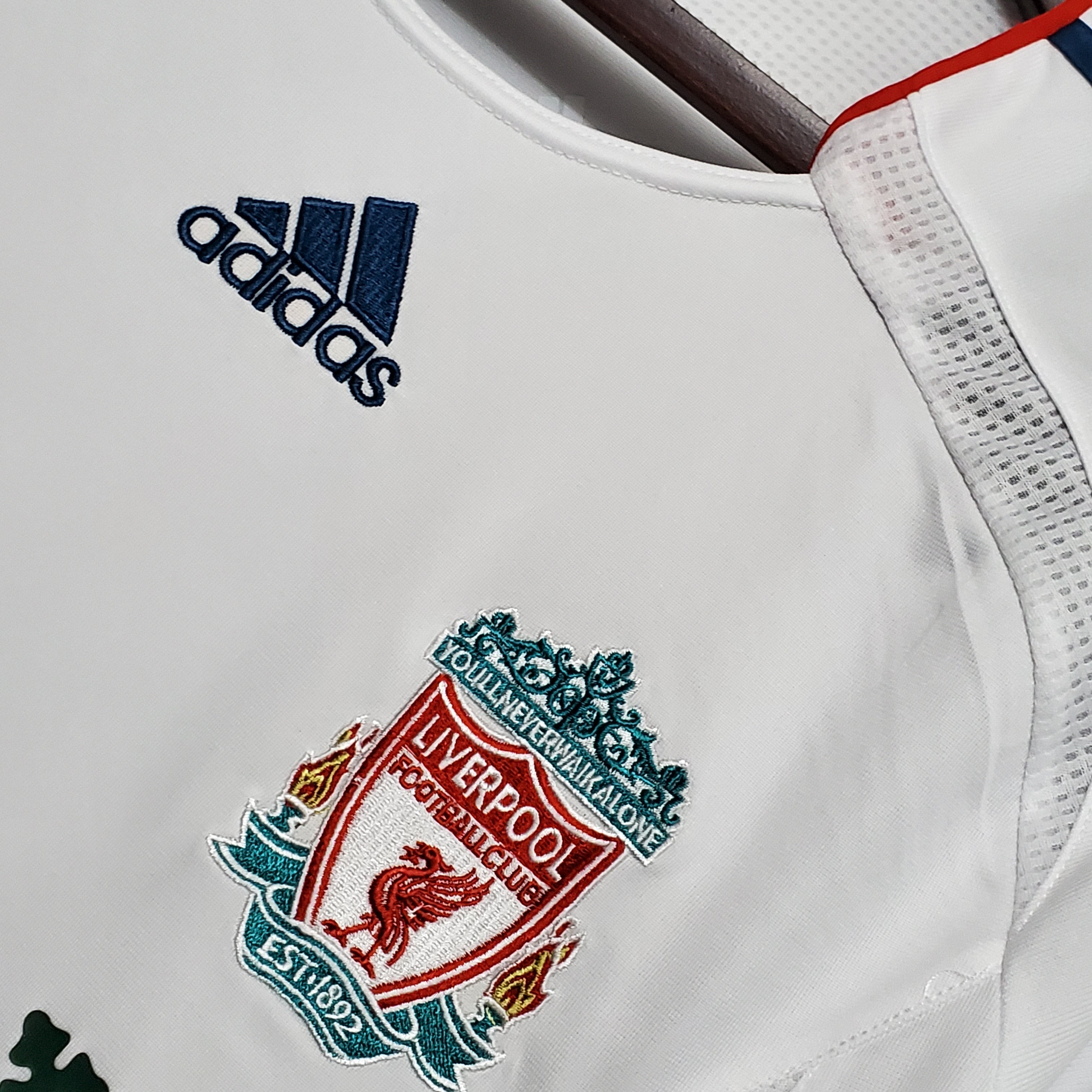 Camisa Manga Longa Liverpool 06/07 Branco