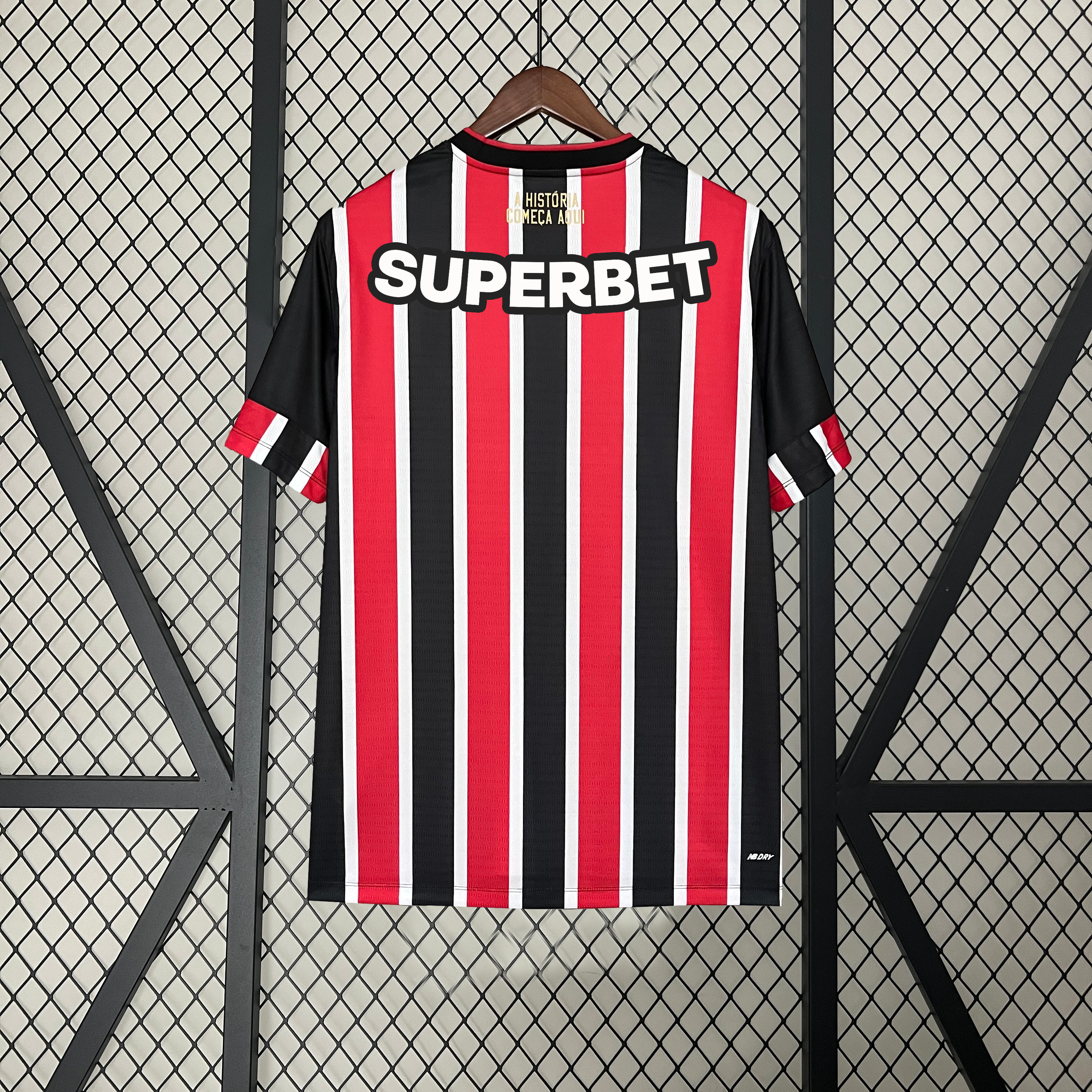 Camisa São Paulo Reserva 24/25 - NB + Patrocínios