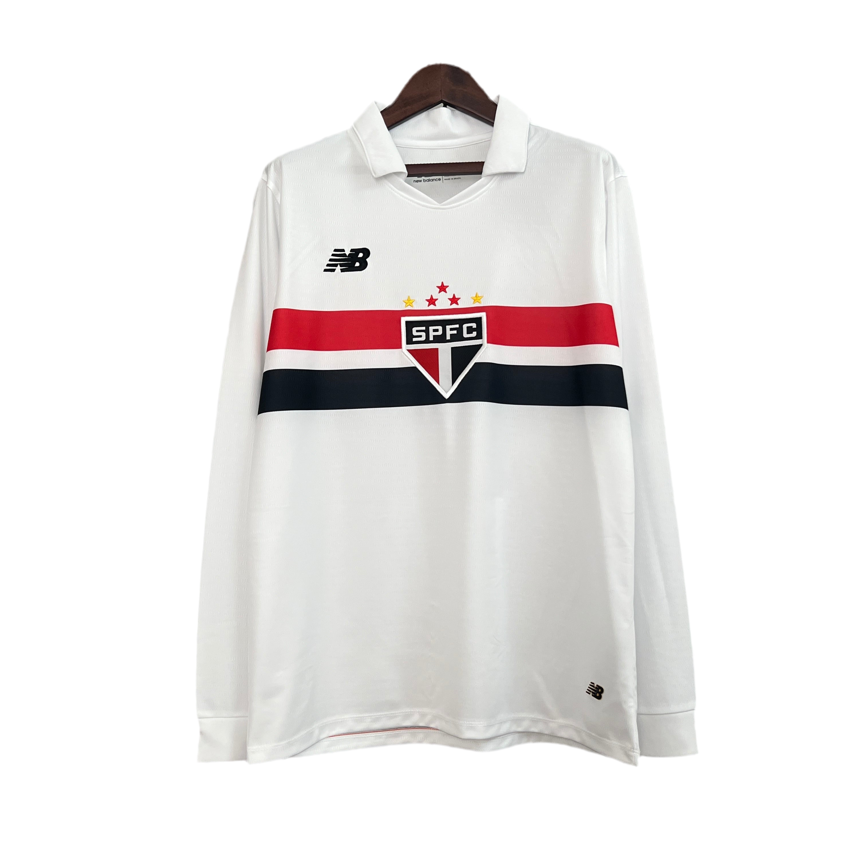 Camisa Manga Longa São Paulo I 24/25 - Branca