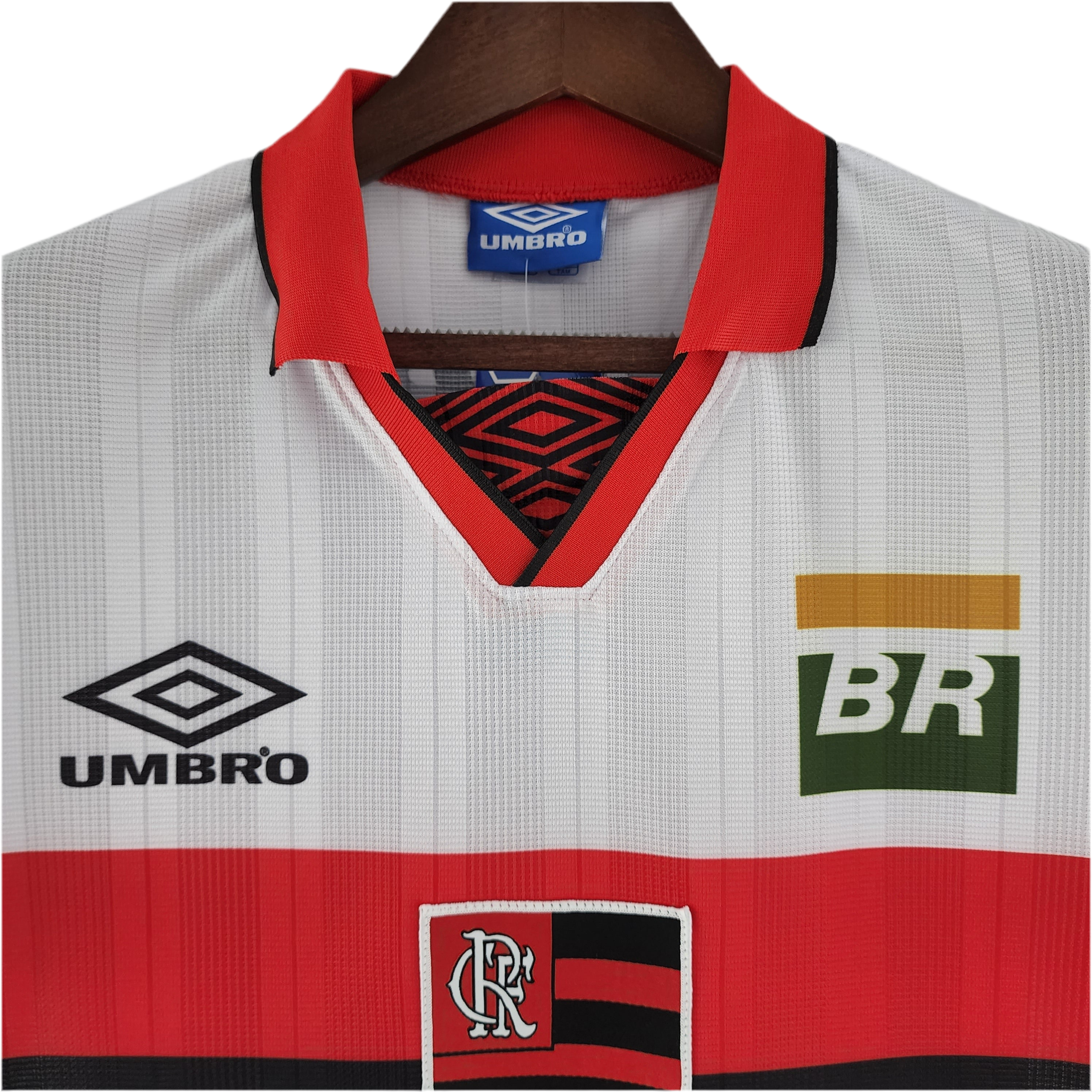 Camisa Flamengo Retrô Away 1995 - Branca