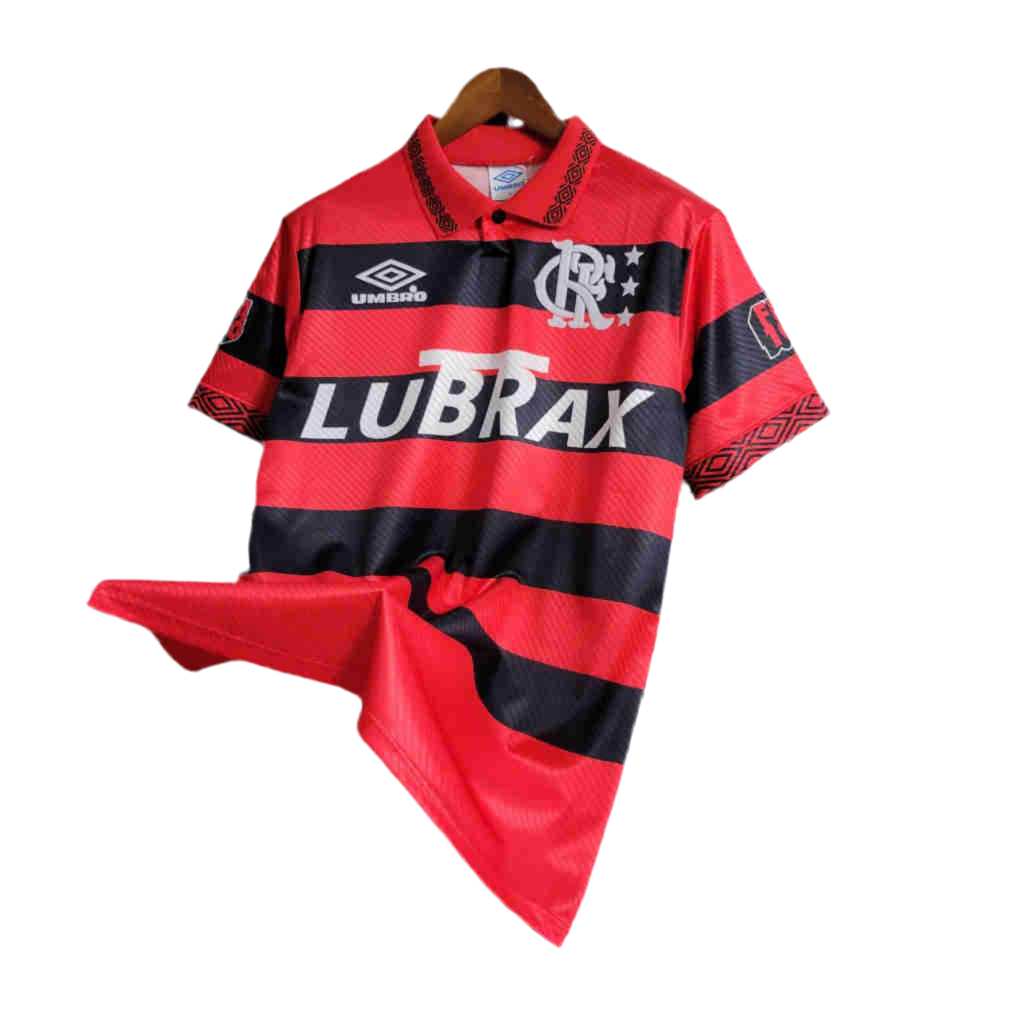Camisa Flamengo Retrô 94-95 Vermelha e Preta
