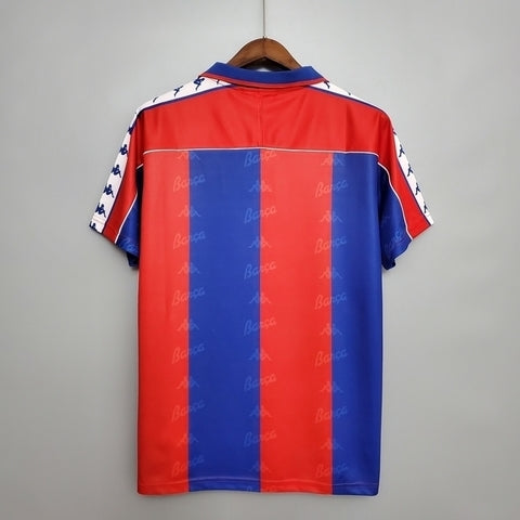 Camisa Barcelona Retrô 1992/1995 Azul e Vermelha