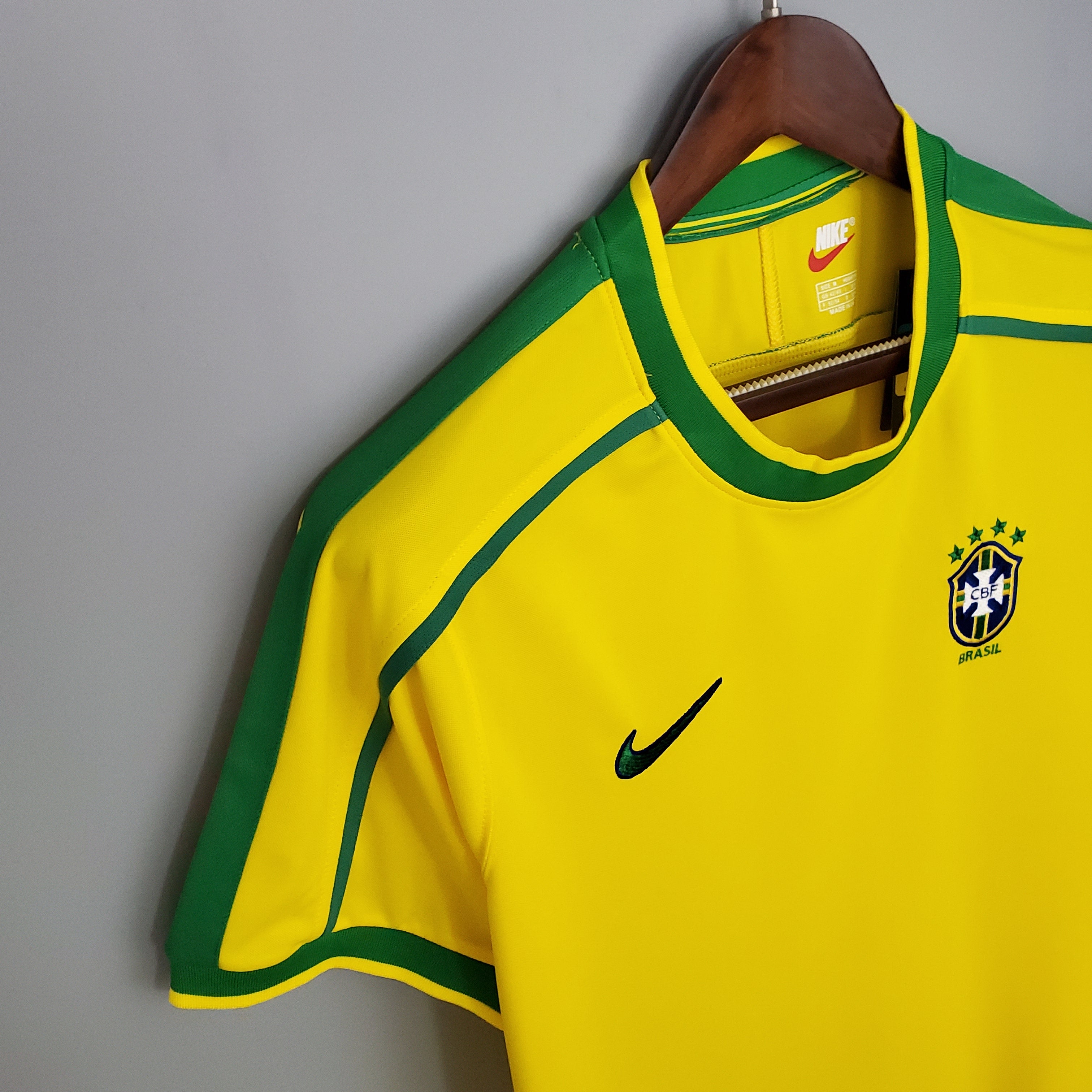 Camisa Seleção Brasileira Retrô 1998 Amarela
