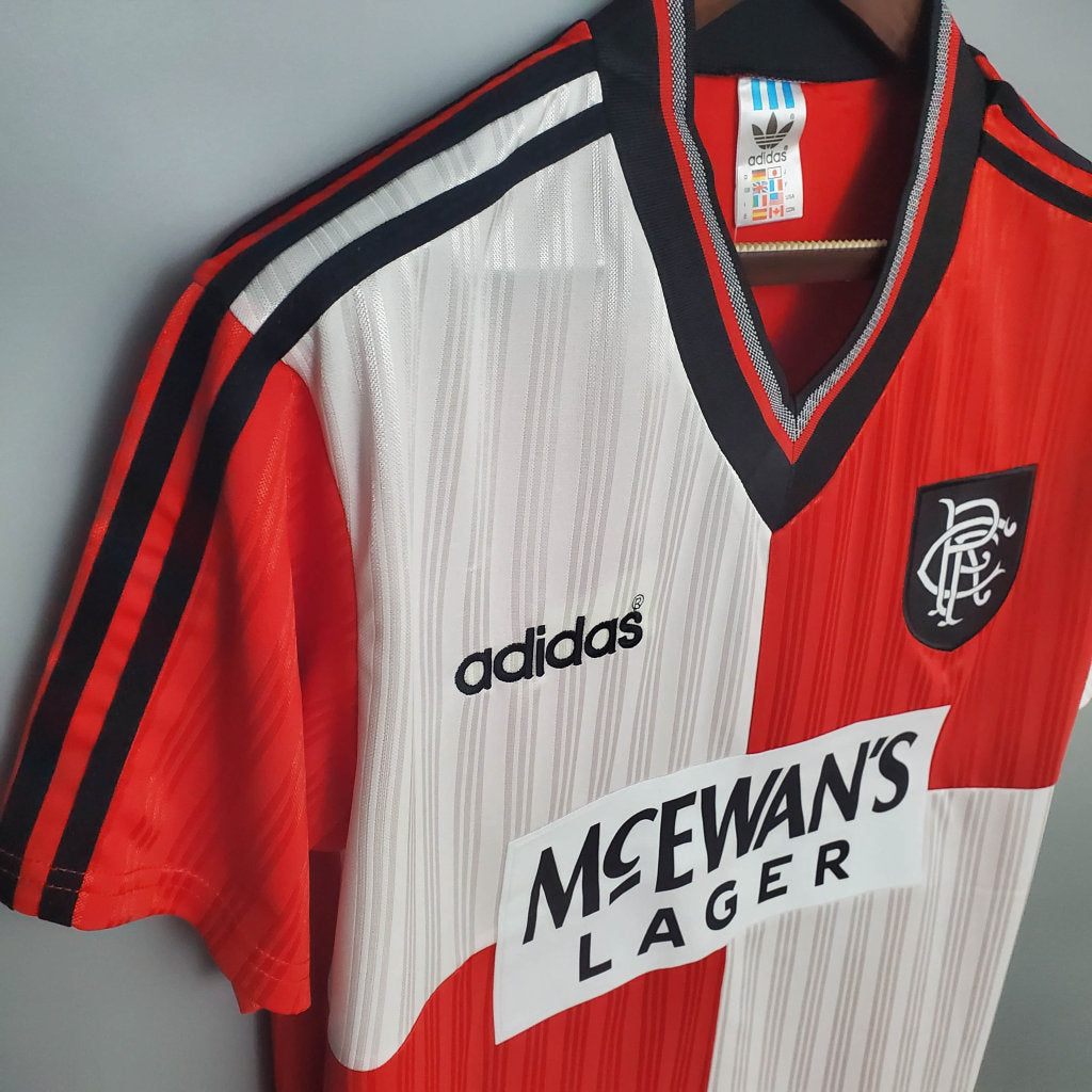 Camisa Retrô River Plate 1995/1996 Branco e Vermelha