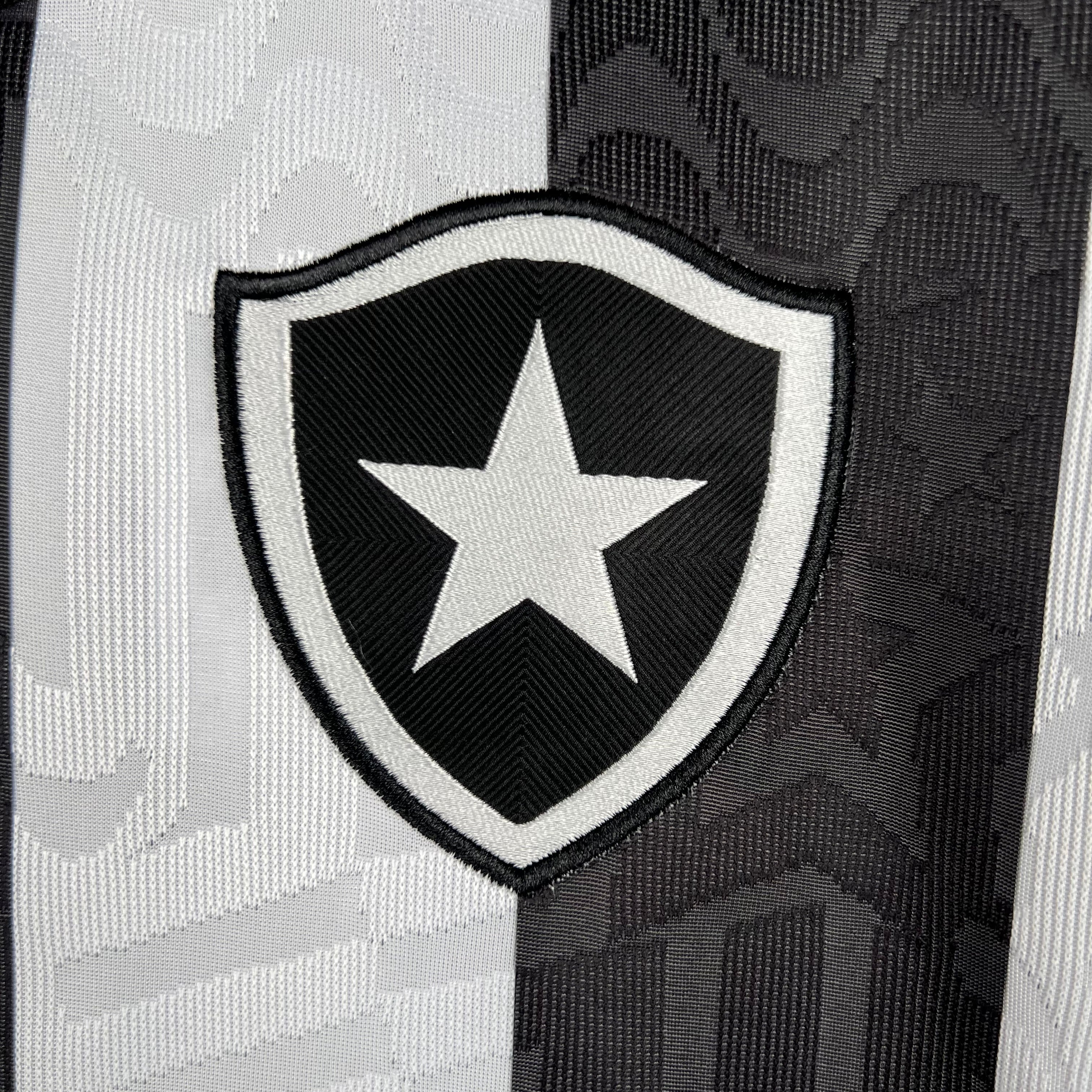 Camisa Botafogo I 23/24- Branco e Preto