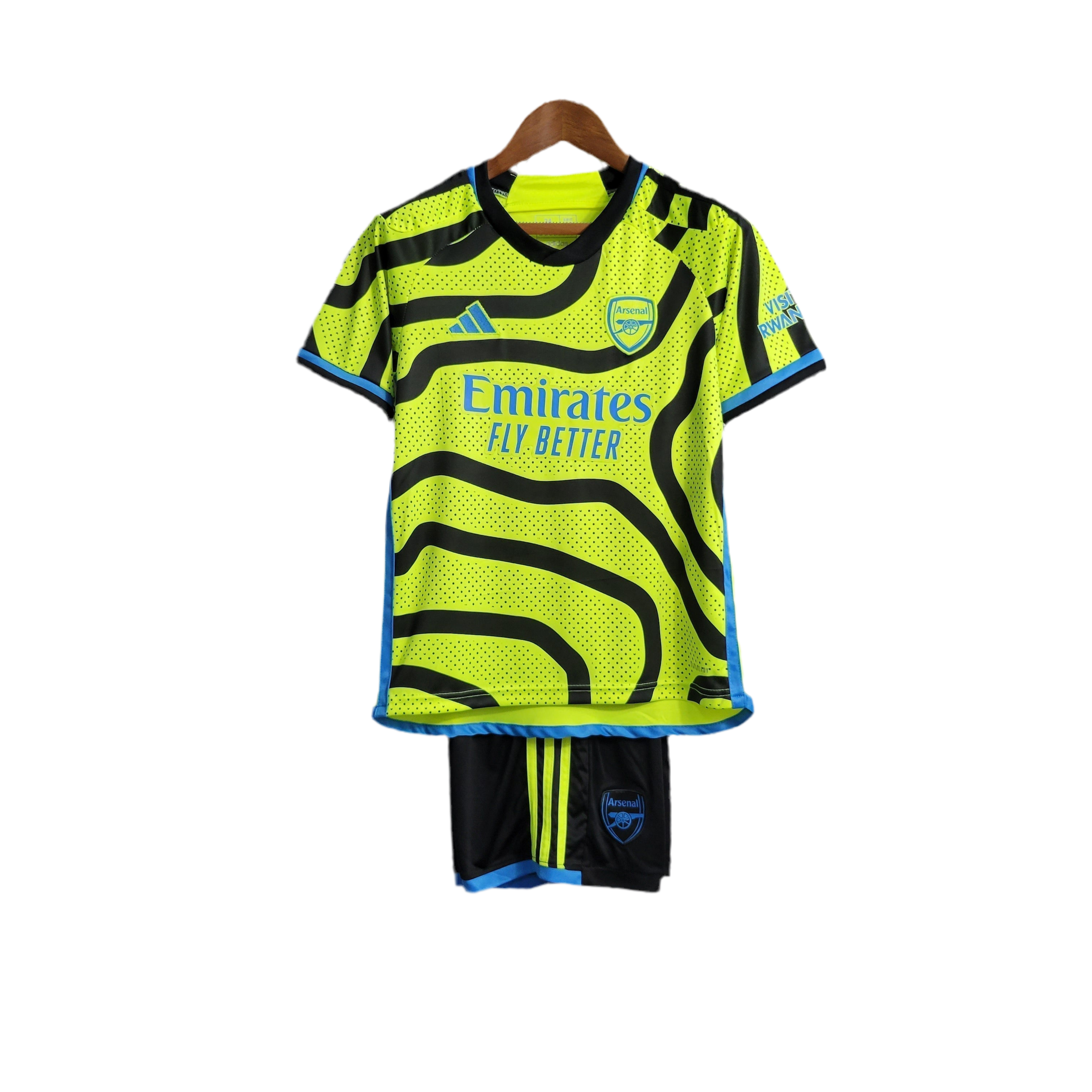 Kit infantil Arsenal II 23/24 Amarelo com Azul