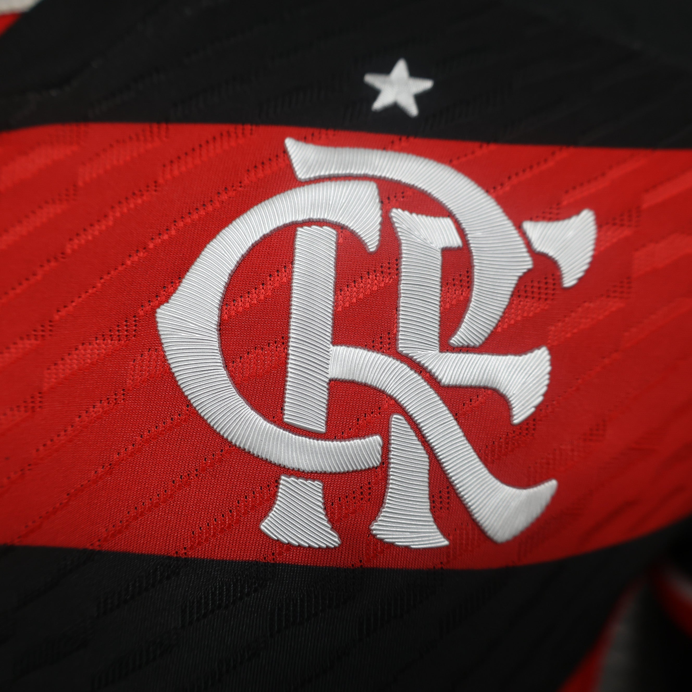 Camisa Flamengo I 24/25 - Vermelha e Preta - Masculino Jogador