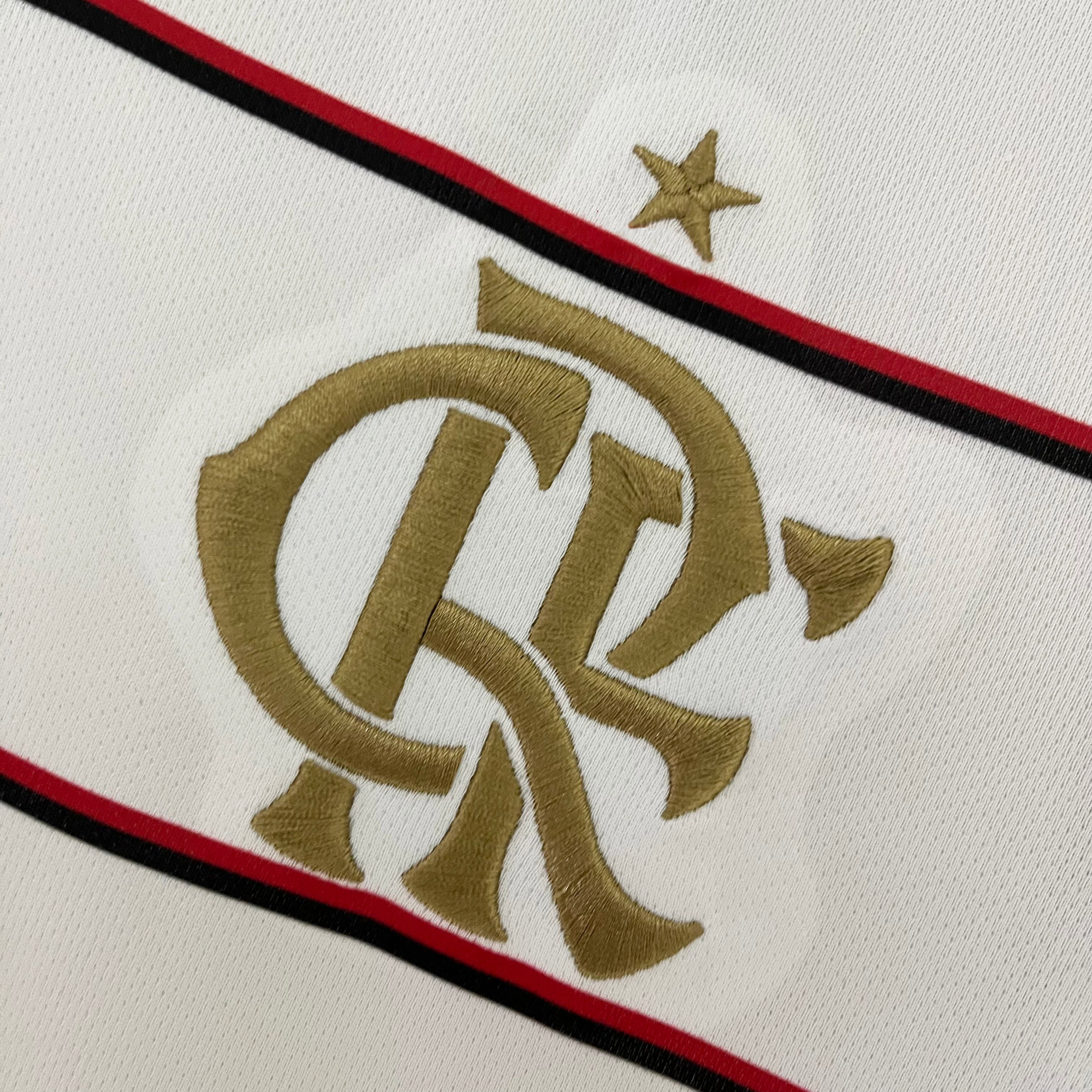 Camisa Flamengo II 23/24 Branco com Dourado