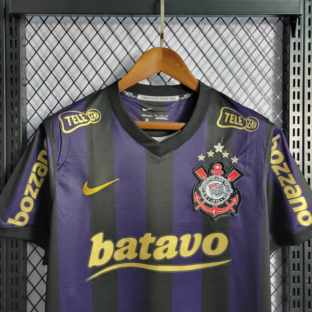 Camisa Retrô Corinthians II 09/10 Masculina - Roxa