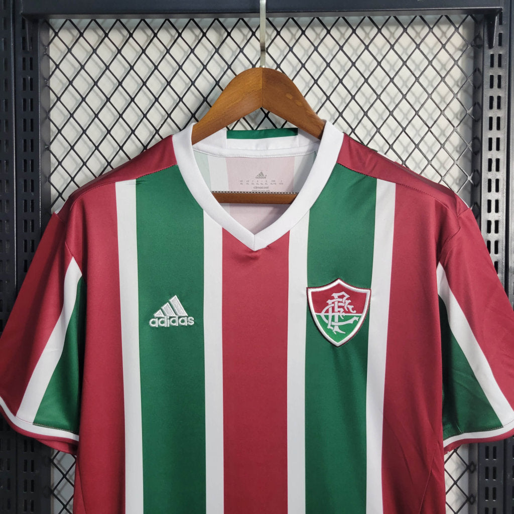 Camisa Fluminense Retrô 16/17 Vermelha e Verde