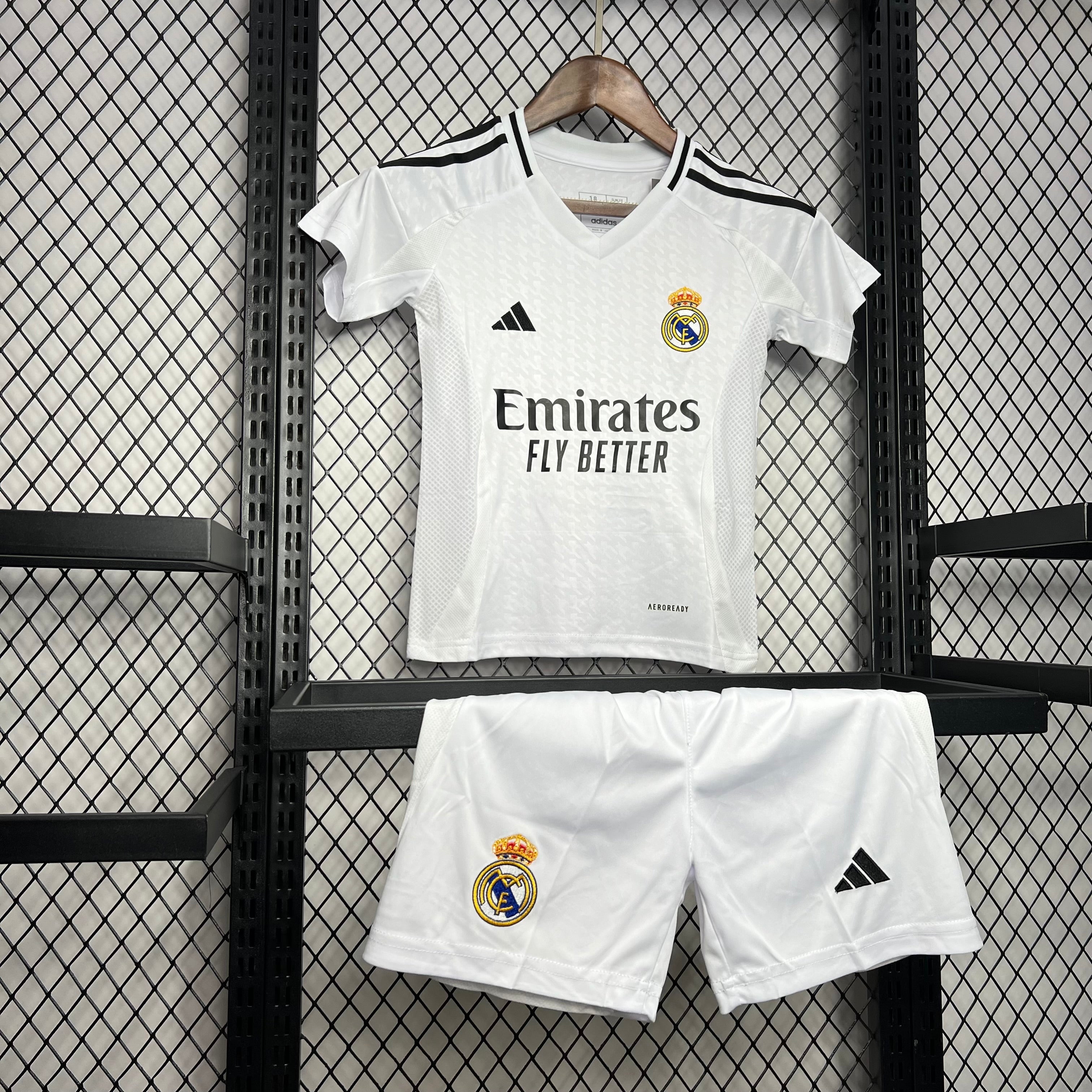 Kit infantil Real Madrid I 24/25 - Branco