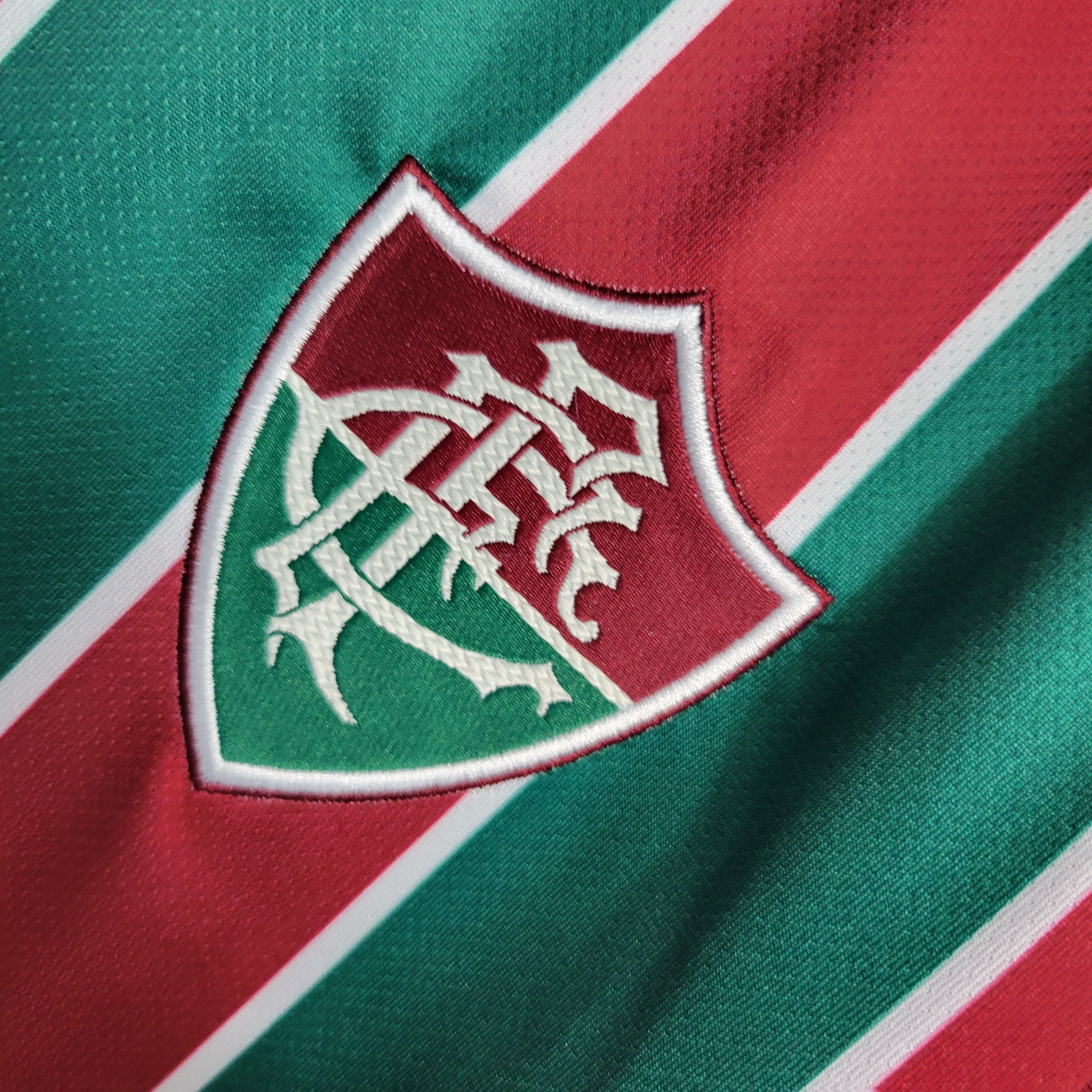 Camisa Feminina Fluminense I 23/24 Vinho e Verde