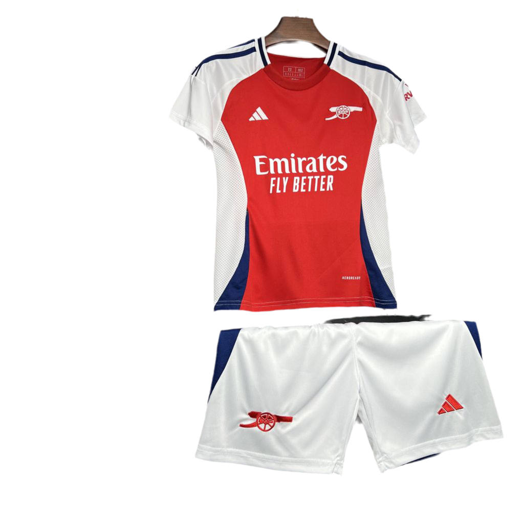 Kit infantil Arsenal I 24/25 - Vermelho