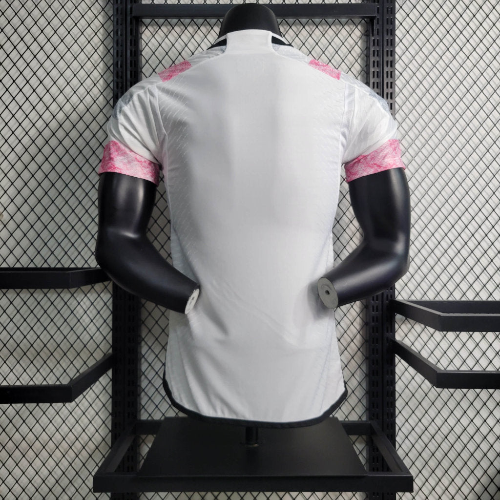 Camisa Juventus II 23/24 Rosa com Branco - Jogador