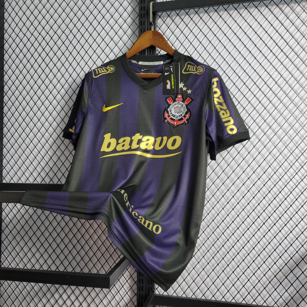Camisa Retrô Corinthians II 09/10 Masculina - Roxa