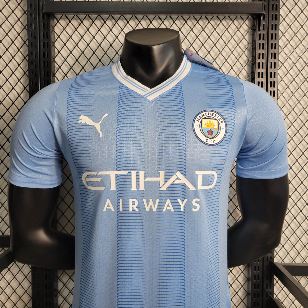 Camisa Manchester City I 23/24 - Azul - Masculino Jogador
