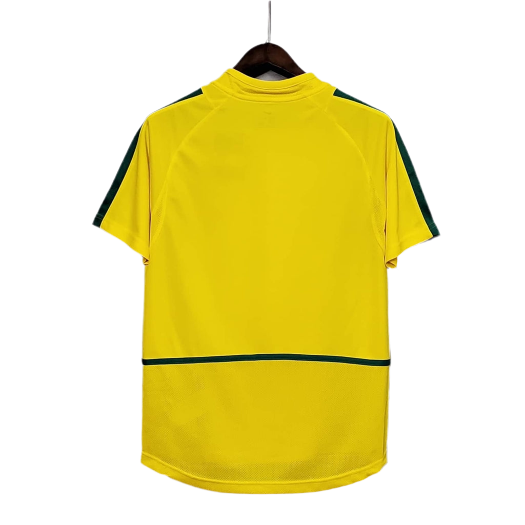 Camisa Seleção Brasileira Retrô 2002 Amarela