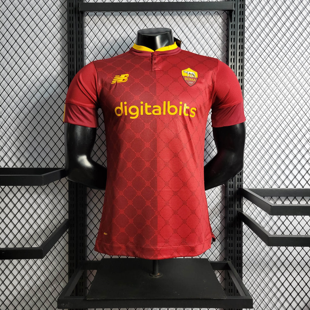 Camisa Roma I 23/24 Vermelha - New Balance - Jogador