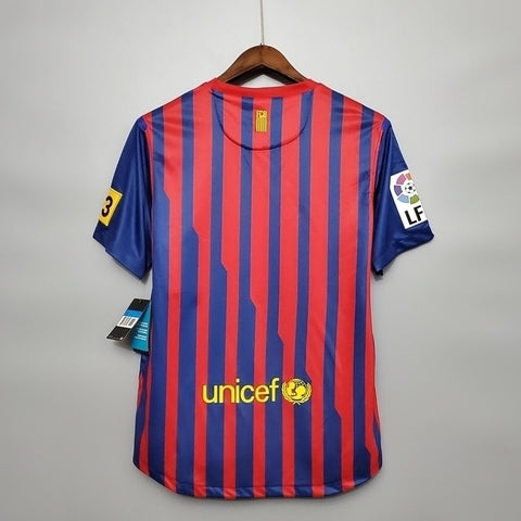 Camisa Barcelona Retrô 2011/2012 Azul e Grená