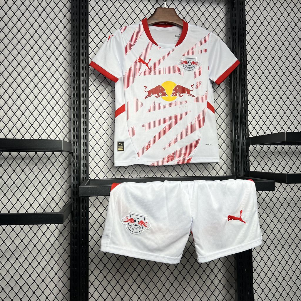 Kit infantil RB Leipzig I 24/25 - Branco