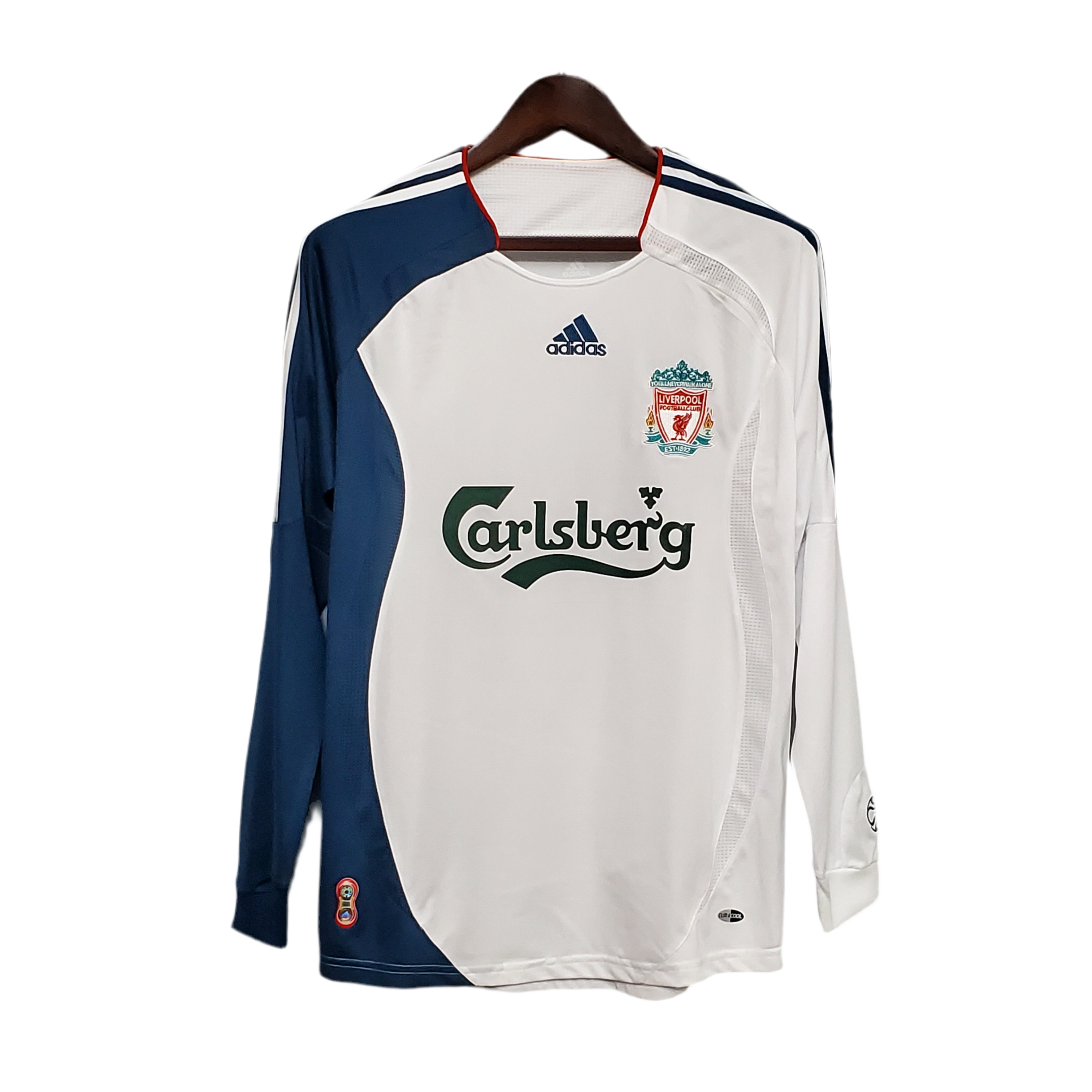 Camisa Manga Longa Liverpool 06/07 Branco