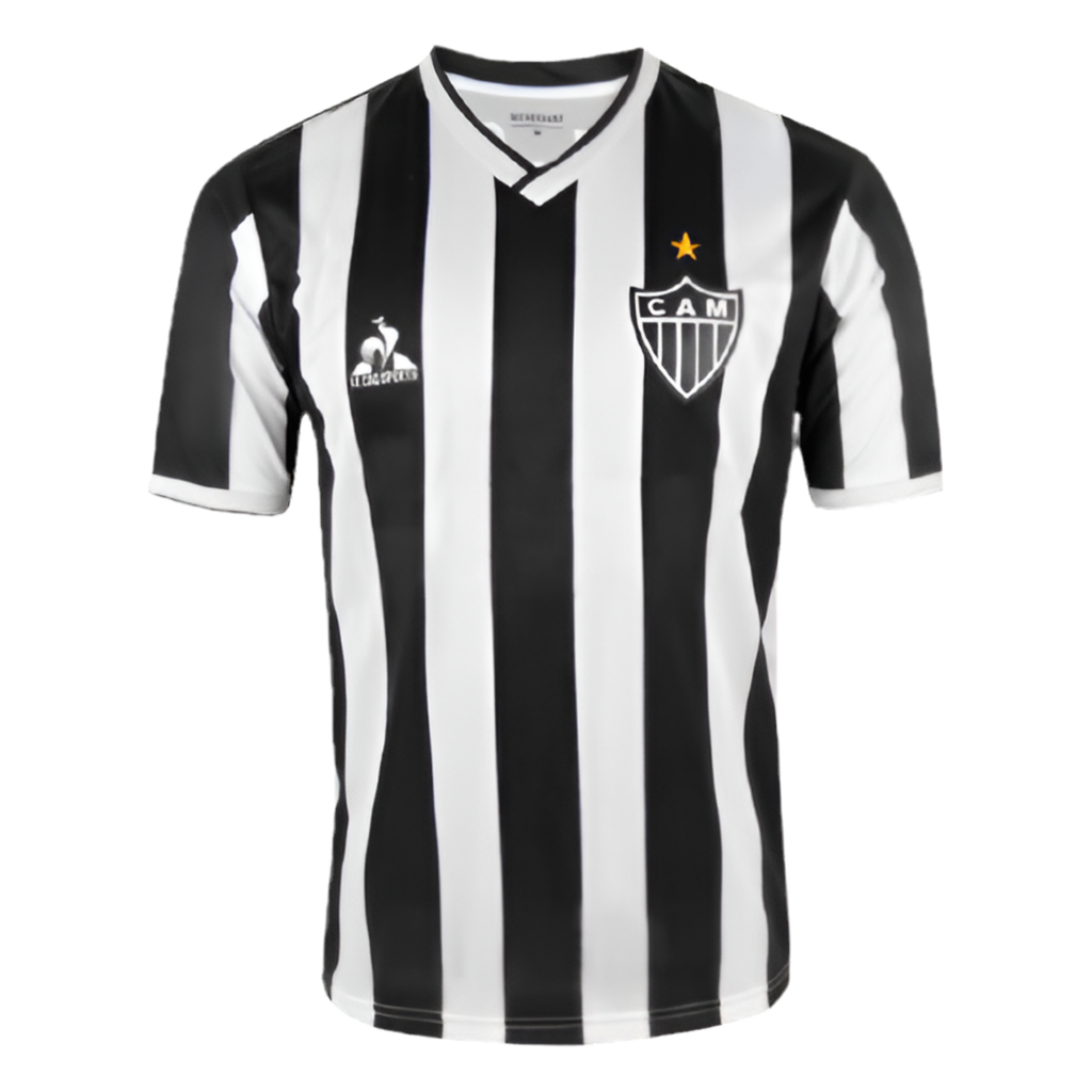 Camisa Atlético Mineiro 21/22 Le Coq - Preto e Branco