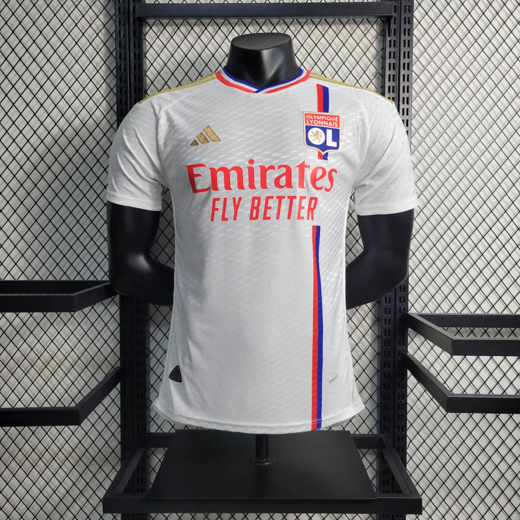 Camisa Lyon I 23/24 Branca - Jogador