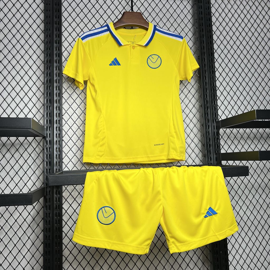 Kit infantil Leeds United F.C II 24/25 - Amarelo