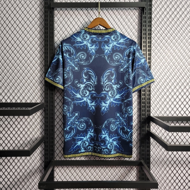 Camisa Seleção Itália x Versace - Azul