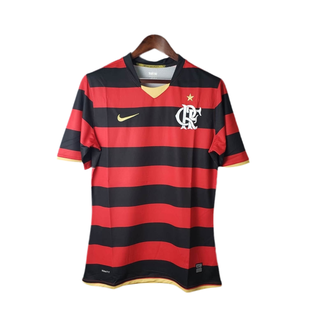 Camisa Flamengo Retrô 2009 Vermelha e Preta