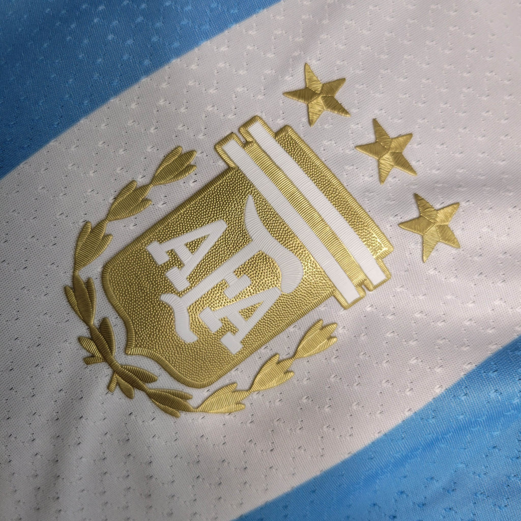 Camisa Argentina I 23/24 - Branca e Azul - Masculino Jogador