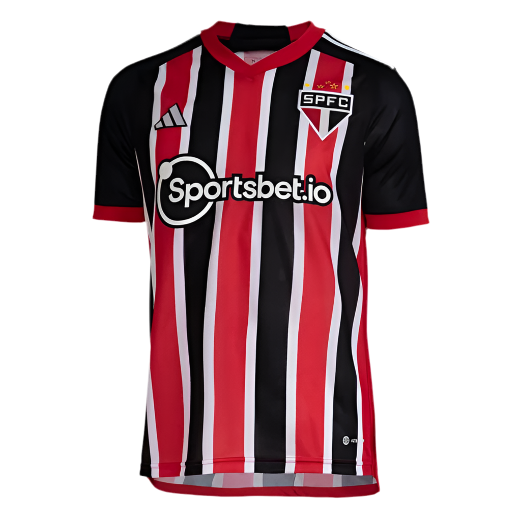 Camisa de São Paulo II 23/24 Vermelho e Preto