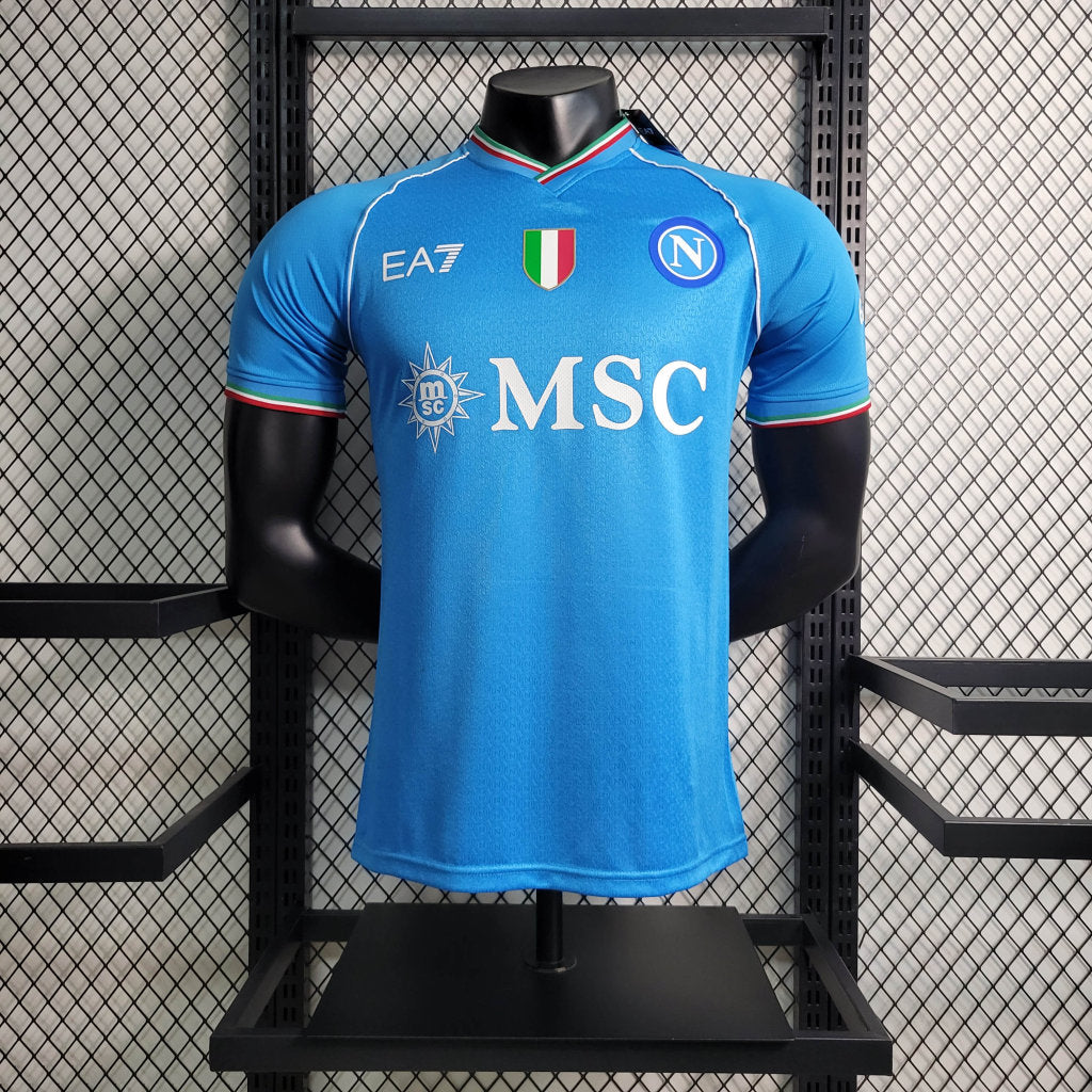 Camisa Napoli I 23/24 - Azul - Jogador