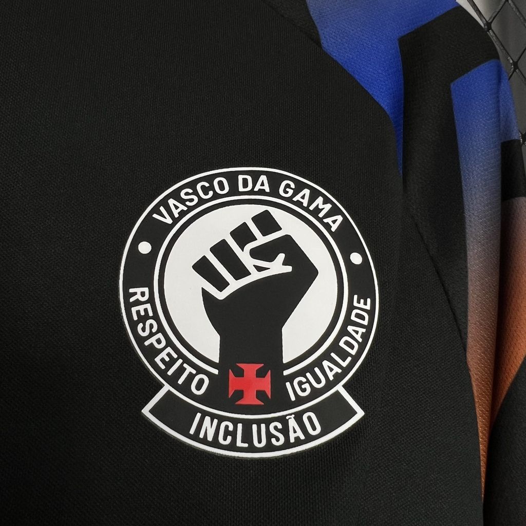 Camisa Vasco Pré-Jogo Preta 24/25