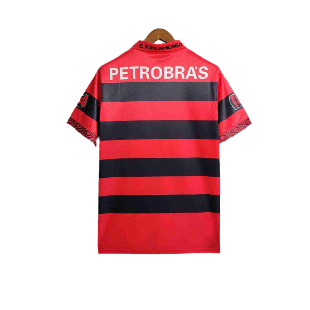 Camisa Flamengo Retrô 94-95 Vermelha e Preta