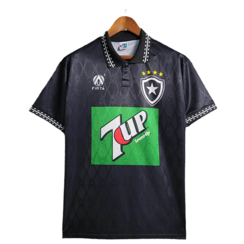 Camisa Botafogo Retrô 1995 - Preta e Branca