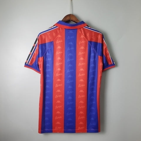 Camisa Barcelona Retrô 1996/1997 Azul e Grená